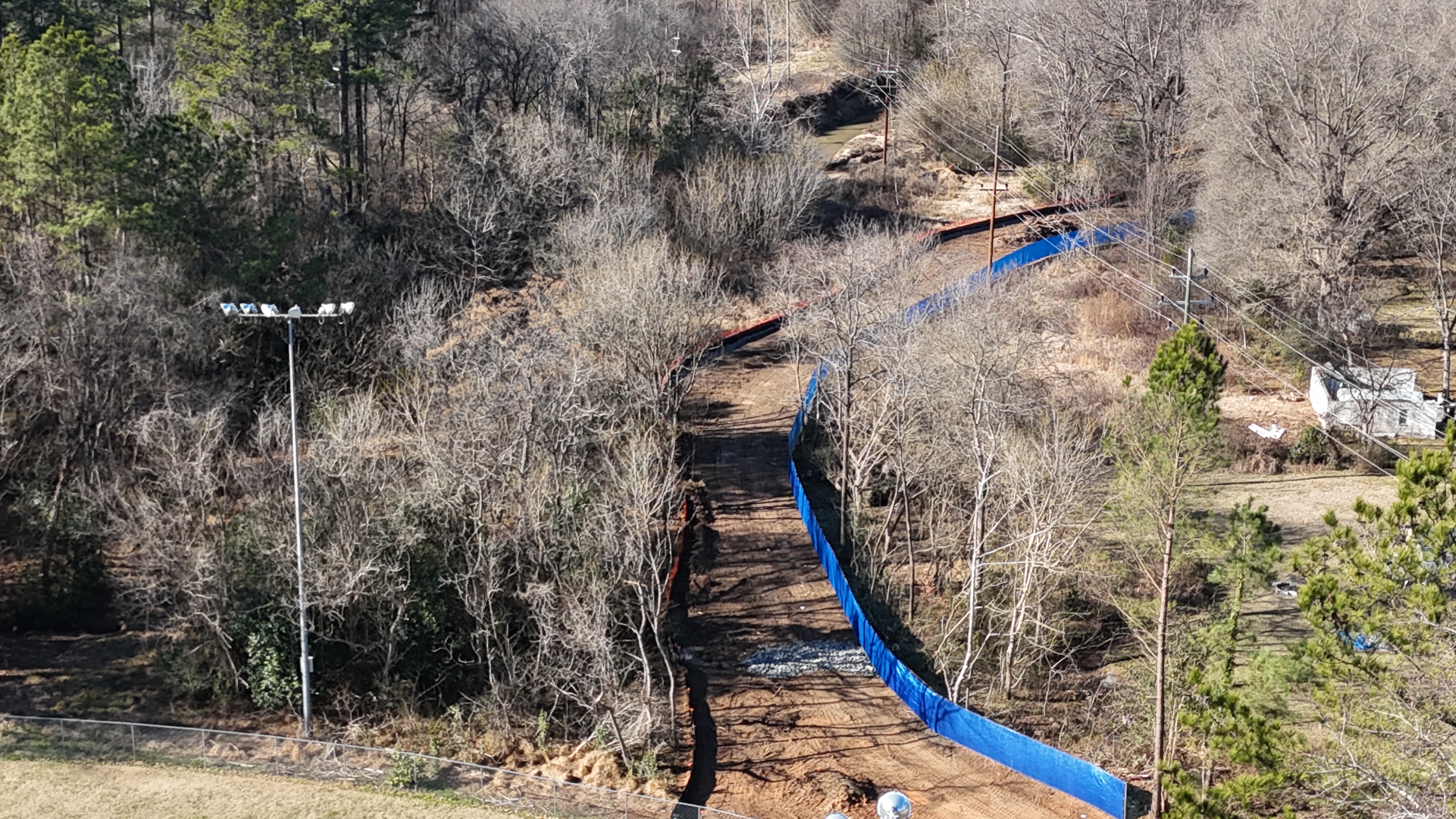 Construction at Caldwell Park